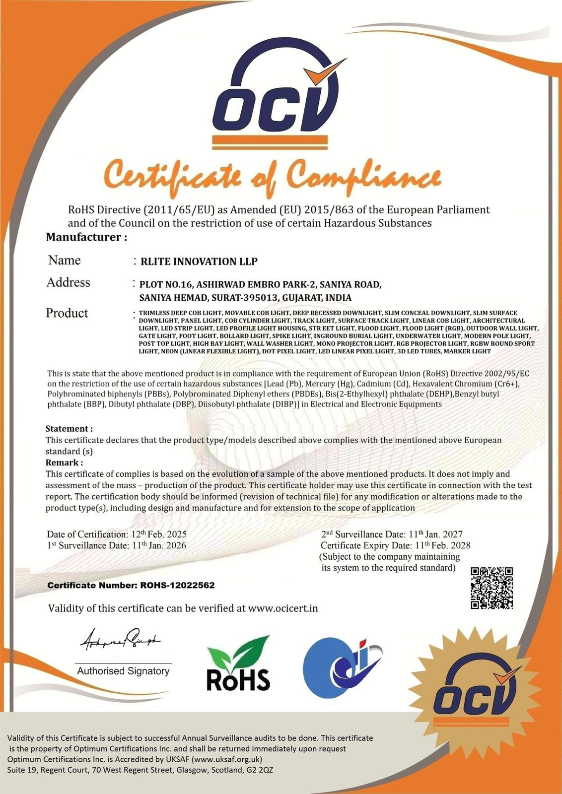 Certificate 6
